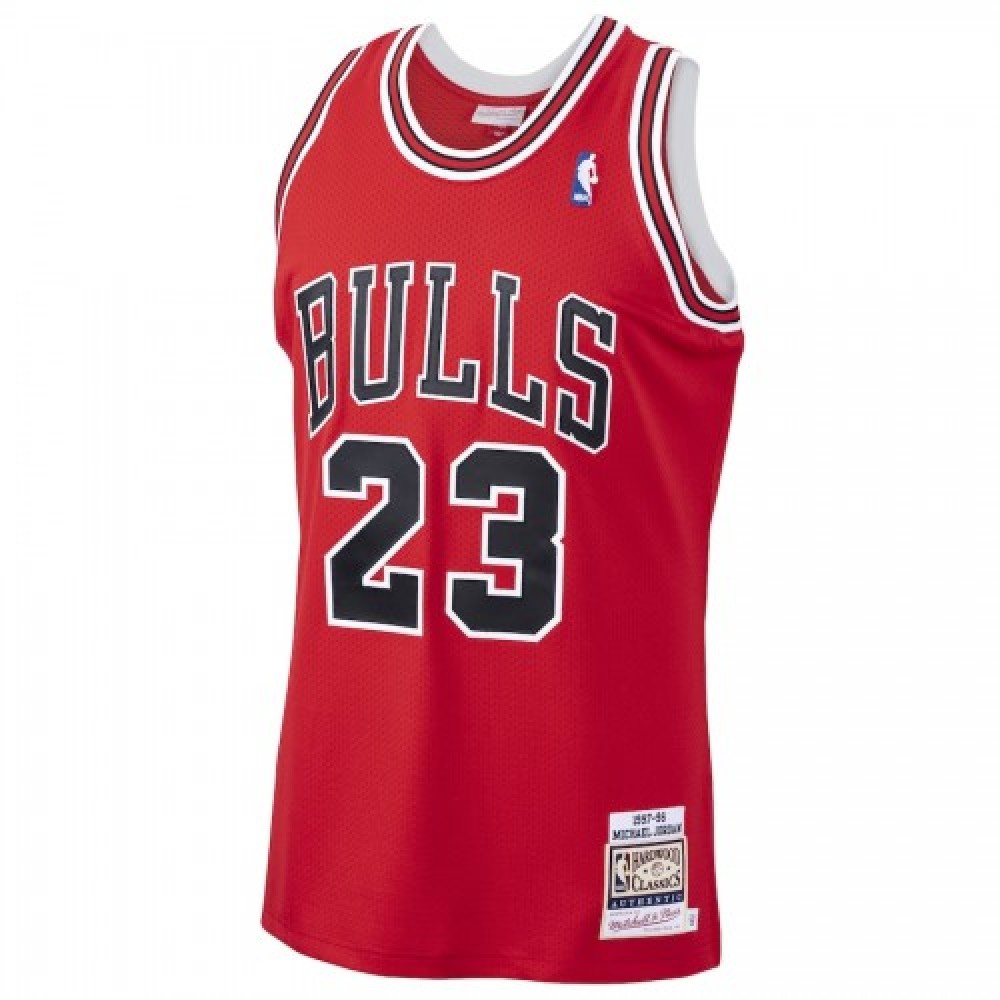 Men's Chicago Bulls Michael Jordan #23 Throwback Red 1997-98 Hardwood Classics Player Jersey-Pro Kit Vault | Brand New 26/27 Sports Jerseys